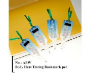 體溫測(cè)試廣告書(shū)簽筆