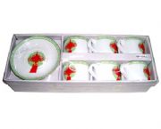 12件套中國(guó)結(jié)陶瓷杯