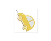 鑰匙扣汽車塑料禮品皮尺