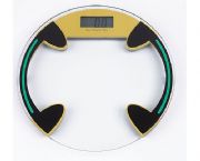 彩色圓形玻璃人體秤