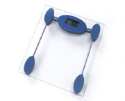 藍色玻璃廣告人體秤