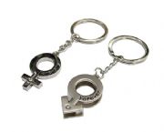 男女符號鑰匙扣