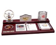 高檔紅木（亞光）臺歷