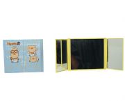 小豬方形三面鏡