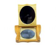 貴妃醉酒竹制雙面鏡