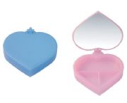 塑料心形小臺鏡