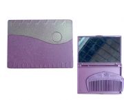 噴漆帶梳單面化妝鏡