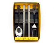 笑臉不銹鋼餐具套裝