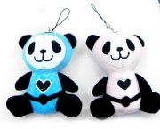毛絨熊貓吊墜