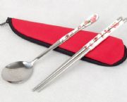 不銹剛餐具兩件套