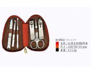 紅真皮掃鉻6件套