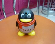 企鵝自動牙簽盒