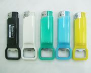 塑料打火機帶開瓶器