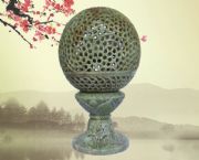 青田石雕刻時來運轉大象擺件