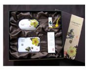 宮廷花鳥（黃刺玫）3件套