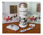 陶瓷杯+無線鼠標+陶瓷筆+陶瓷U盤