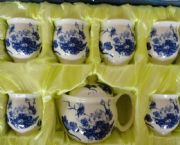 7頭雙層茶具（青花面）