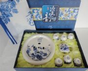 8頭含大盤雙層茶具